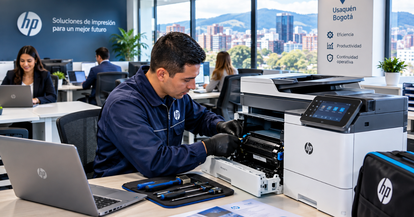 Servicio técnico de impresoras hp para empresas en Usaquén