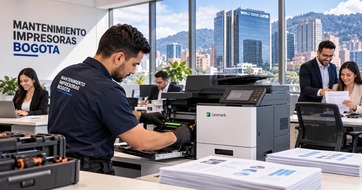 Mantenimiento de impresoras lexmark para empresas cerca del World Trade Center Bogotá