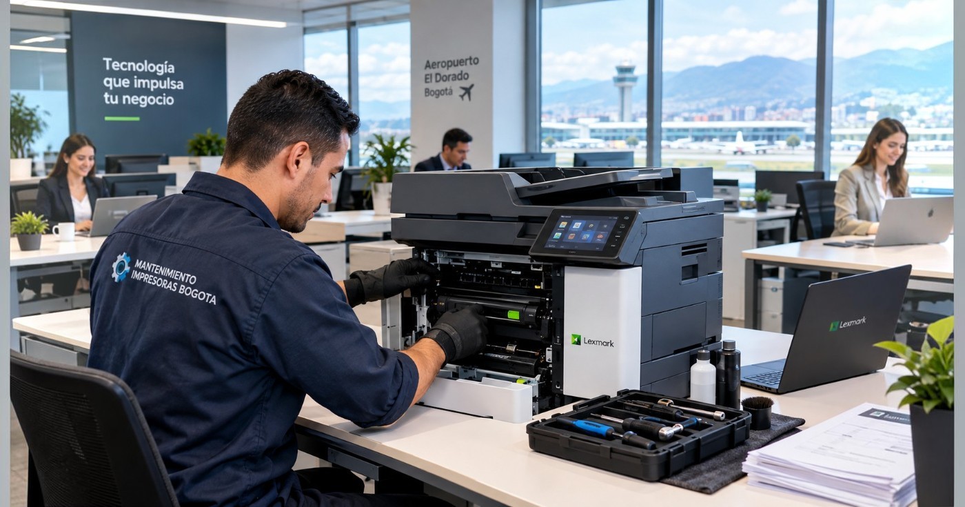 Mantenimiento de impresoras lexmark para oficinas cerca del aeropuerto El Dorado