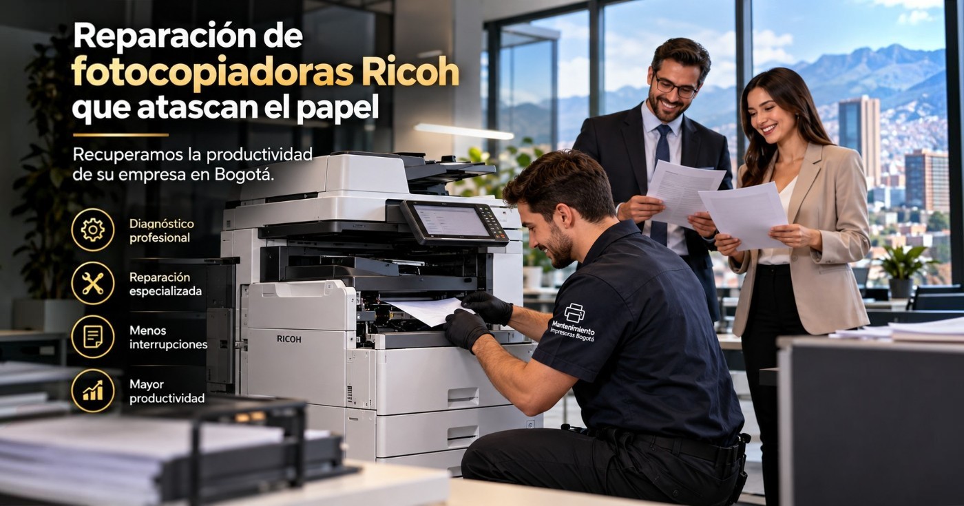 reparación de fotocopiadoras Ricoh que atascan el papel