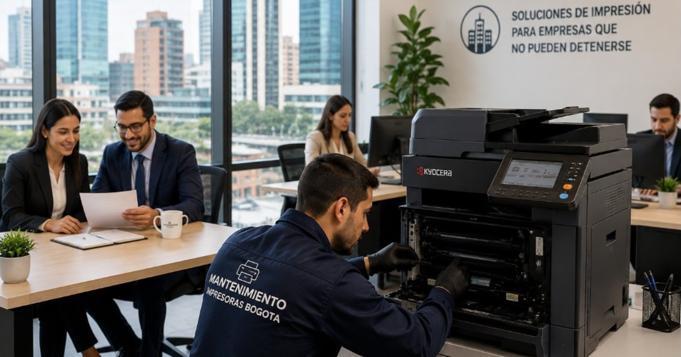 Reparación de impresoras Kyocera en la Zona Financiera de Bogotá