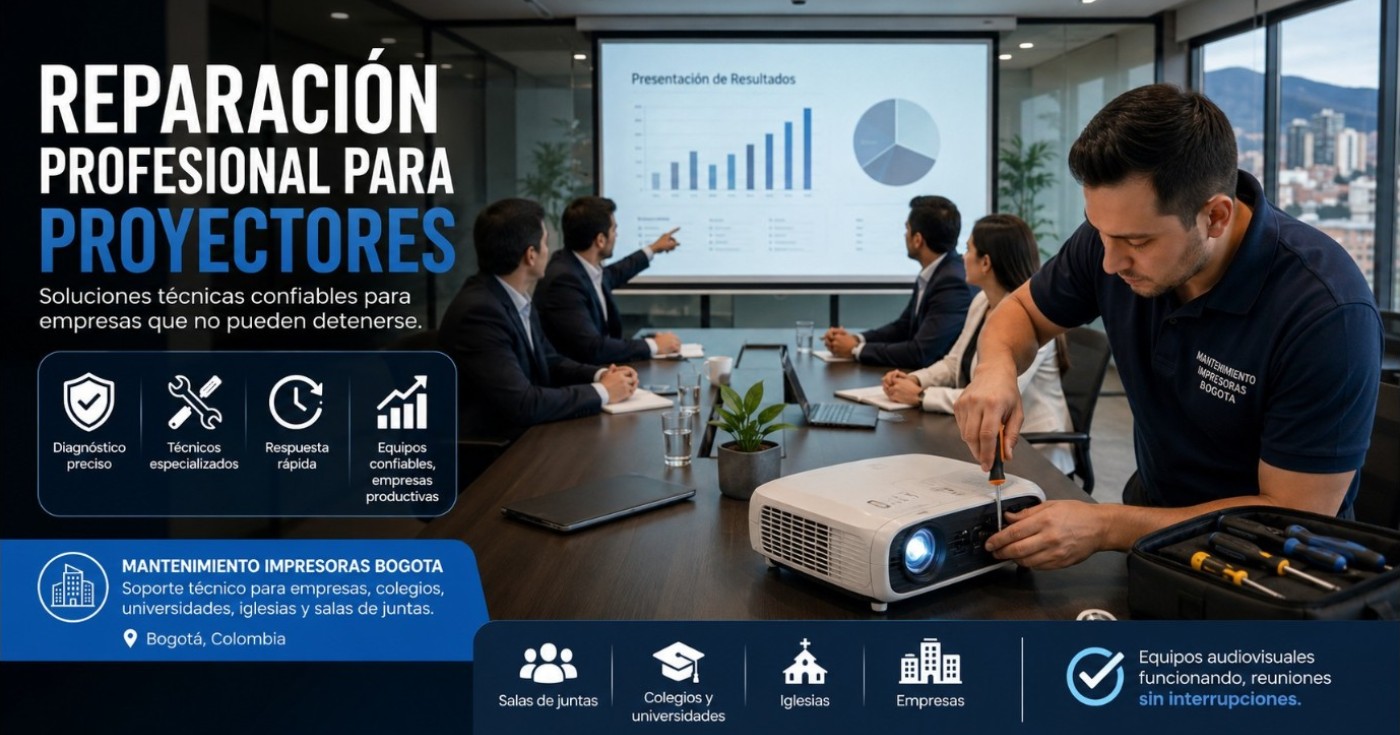 Reparación profesional para proyectores