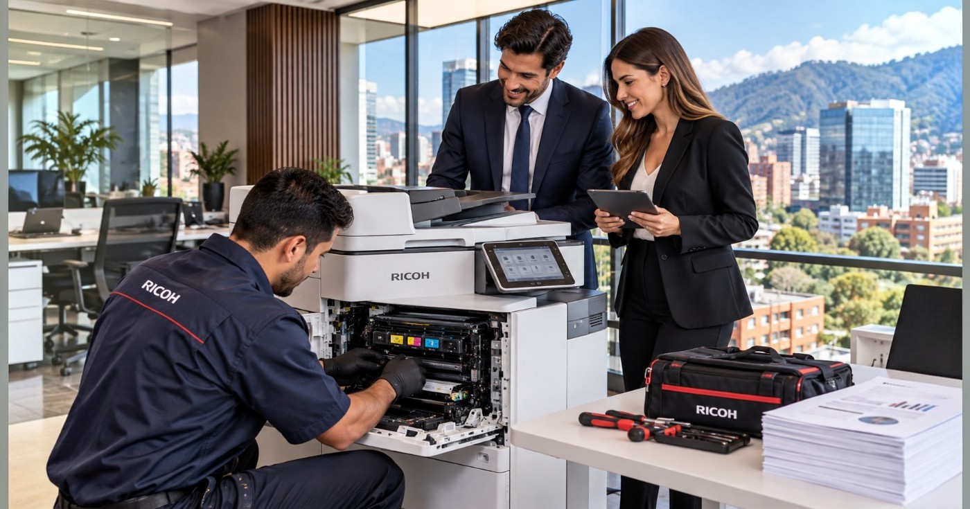 Servicio de mantenimiento ricoh para empresas de la Zona T y Chicó