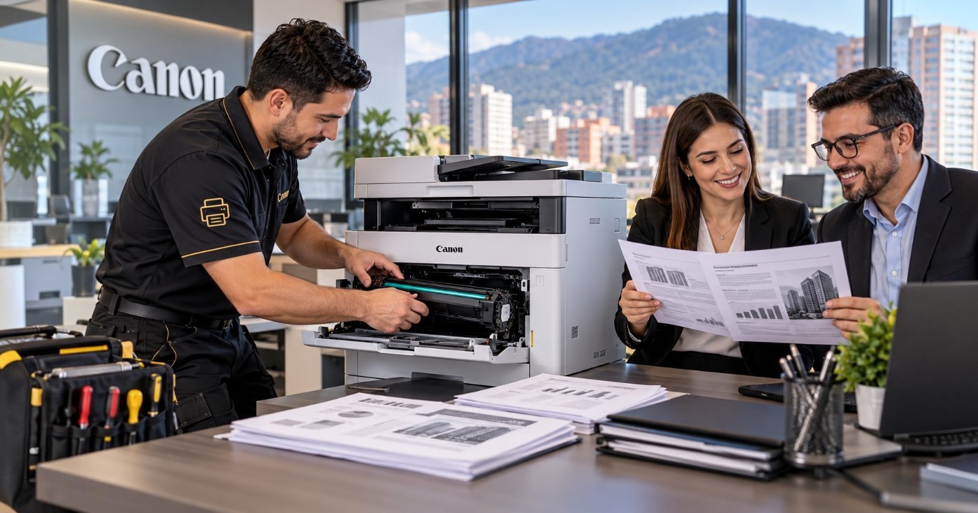 servicio técnico de impresoras Canon láser con problemas de impresión