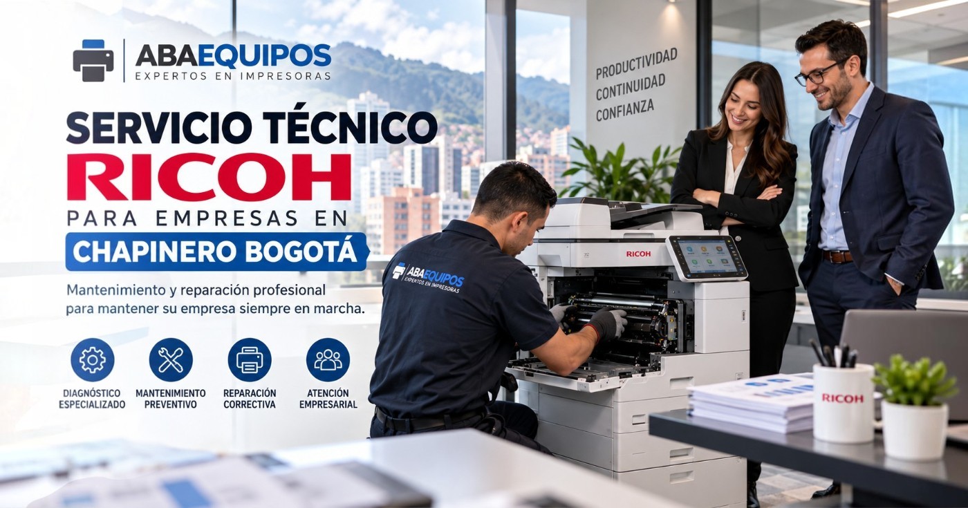 servicio técnico de impresoras Ricoh para empresas en Chapinero Bogotá